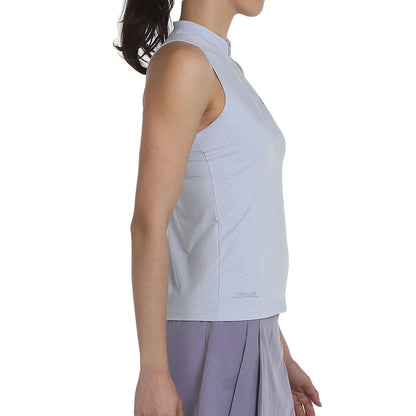 CAMISETA DE TIRANTES BULLPADEL MUJER PURE COLOR 1/4 CREMALLERA OUROL