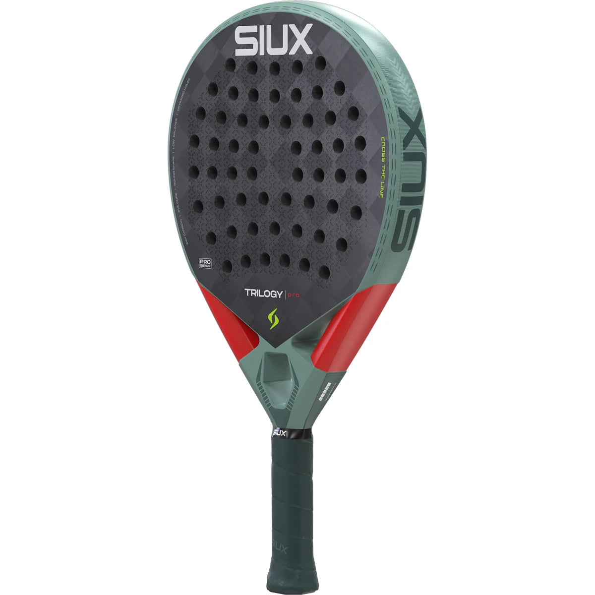 Raqueta Test de Pádel Siux Trilogy Pro 2026 Ash Green