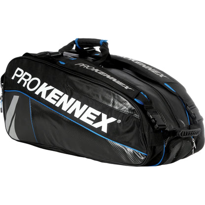 BOLSA DE TENIS THERMO PRO KENNEX TRIPLE BLACK/BLUE