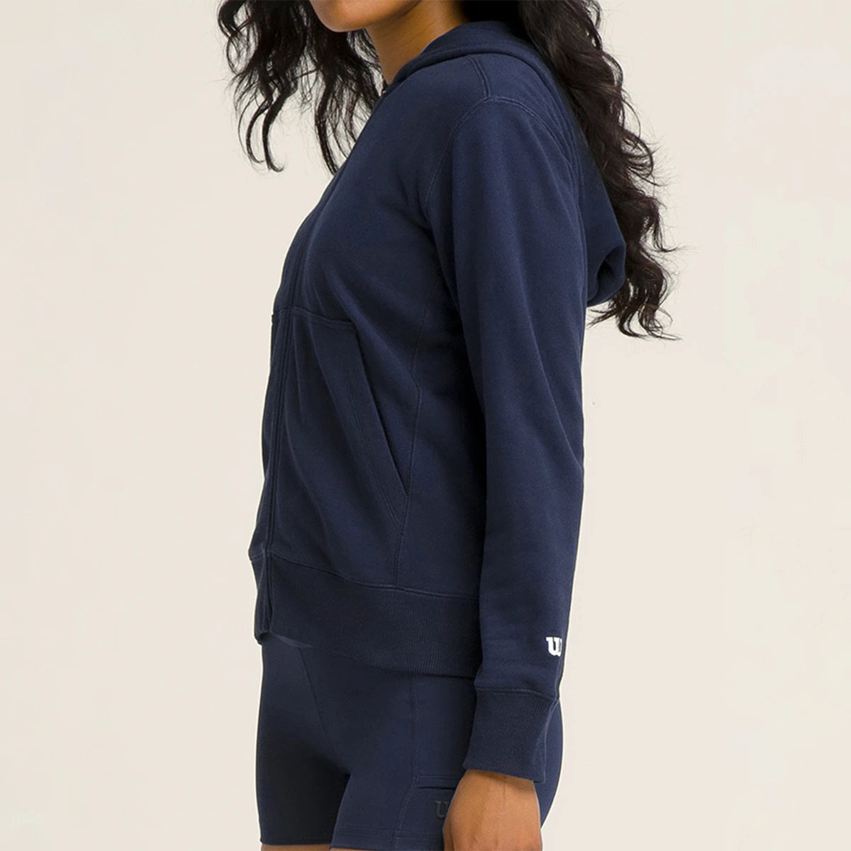 SUDADERA CON CAPUCHA WILSON MUJER TEAM ZIP