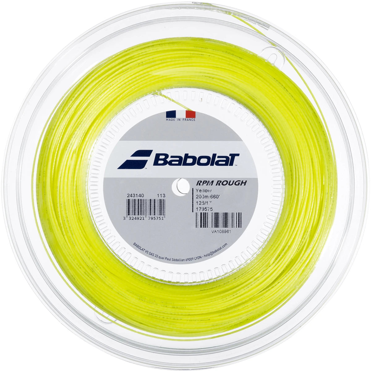 BOBINA BABOLAT RPM ROUGH (200 METROS)