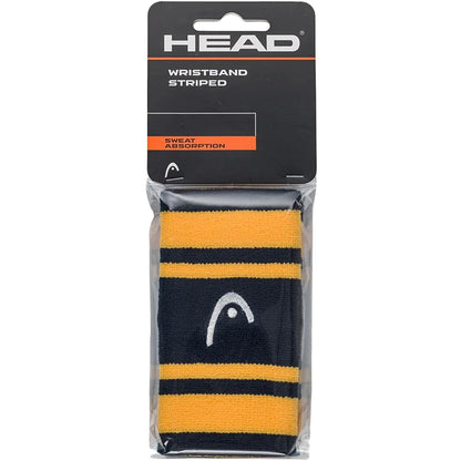 PAR DE MUÑEQUERAS HEAD DOBLE ANCHURA 5" RAYADAS