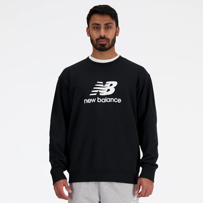 SUDADERA NEW BALANCE ESSENTIALS FRENCH TERRY LOGO CREW