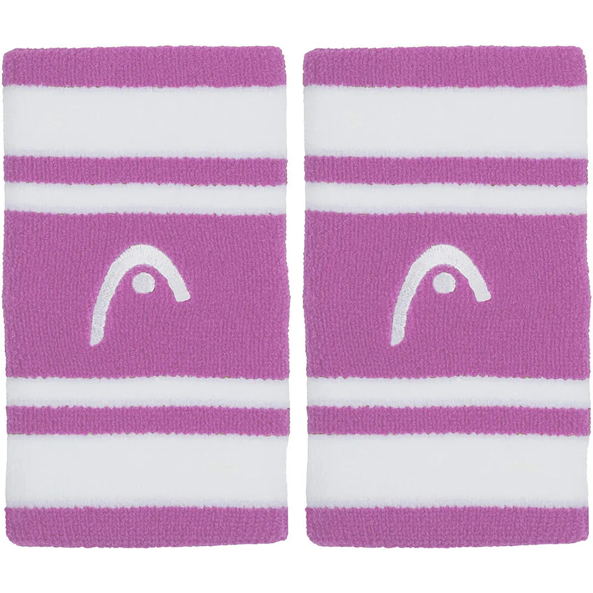 PAR DE MUÑEQUERAS HEAD DOBLE ANCHURA 5" RAYADAS