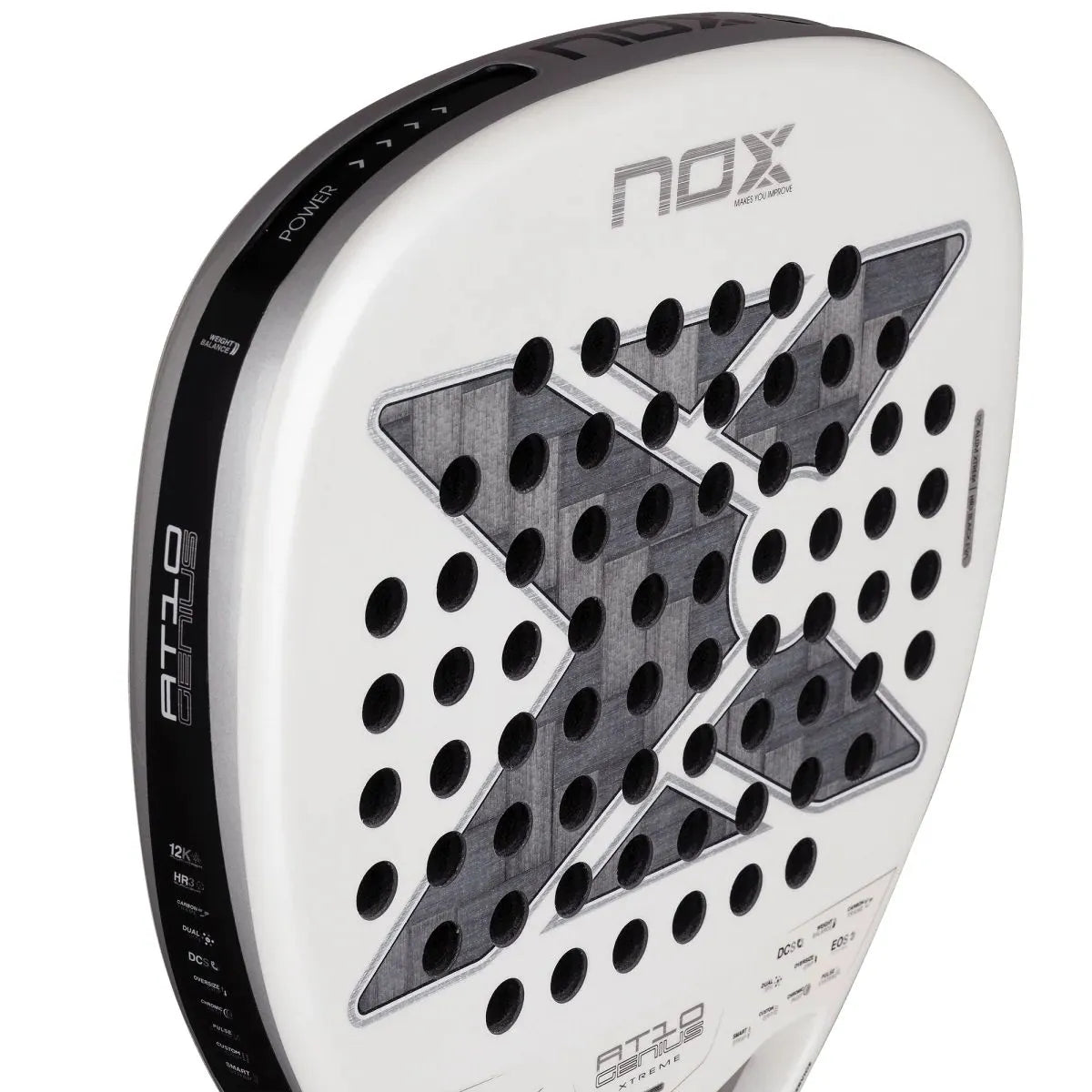Raqueta Test de Pádel Nox AT10 Genius Attack 12K Alum Xtreme by Agustin Tapia