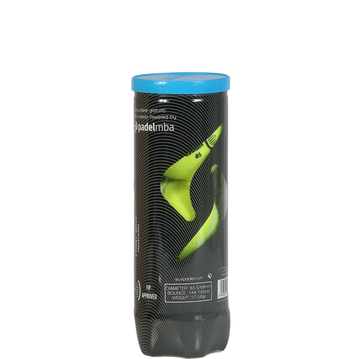 CAJA DE 24 TUBOS DE 3 PELOTAS DE PÁDEL SIUX NEO SPEED