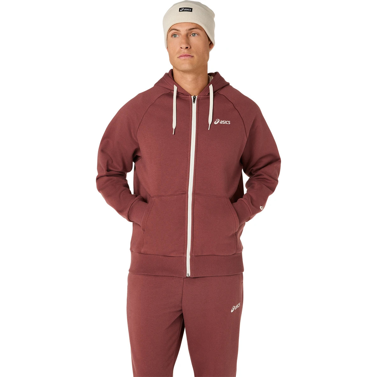 SUDADERA ASICS CON CAPUCHA FLEECE CREMALLERA COMPLETA