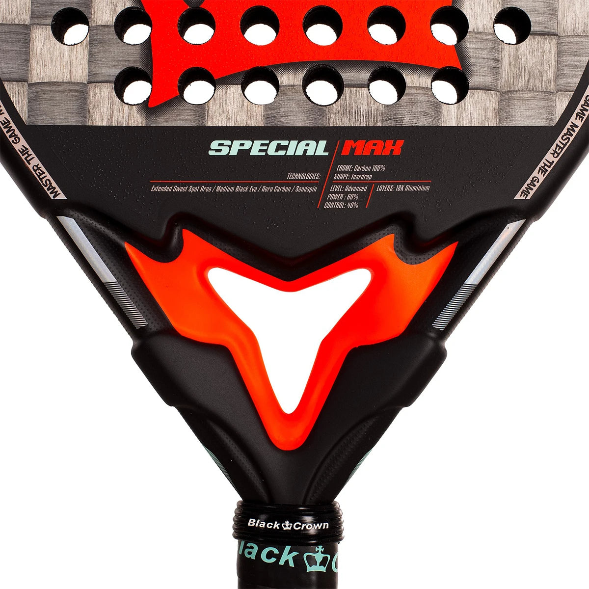 RAQUETA DE PÁDEL BLACK CROWN SPECIAL MAX
