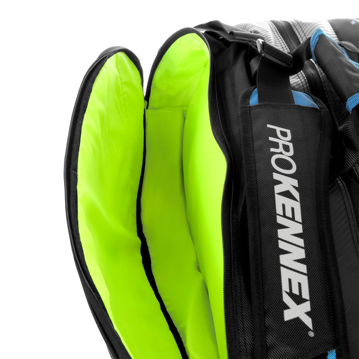 BOLSA DE TENIS THERMO PRO KENNEX TRIPLE BLACK/BLUE
