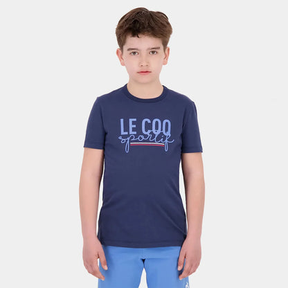 CAMISETA LE COQ SPORTIF JUNIOR TRICOLOR