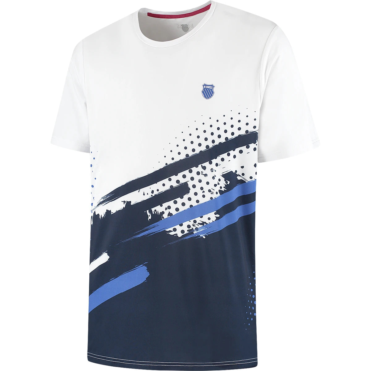 CAMISETA K-SWISS HYPERCOURT PRINT CREW STRIPE