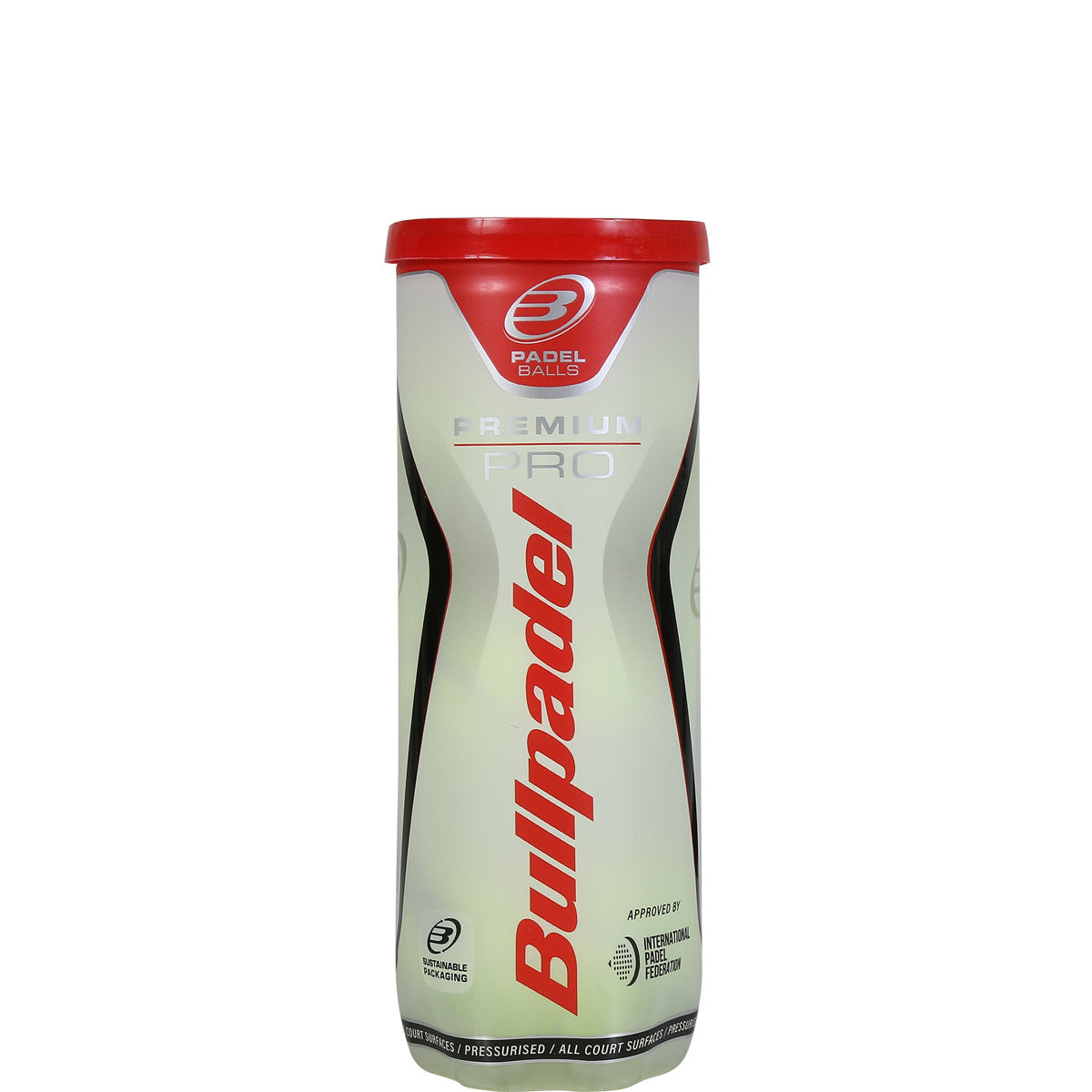 TUBO DE 3 PELOTAS BULLPADEL PREMIUM PRO