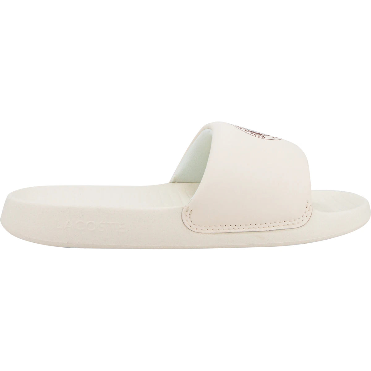 CHANCLAS LACOSTE MUJER SERVE SLIDE 1.0 ROLAND GARROS