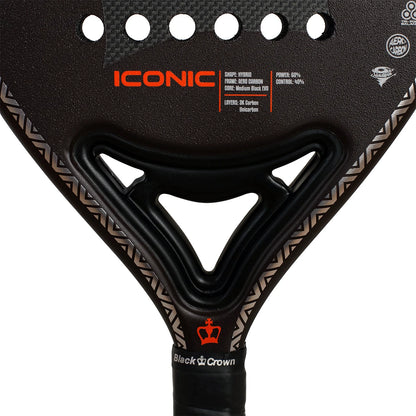 RAQUETA DE PÁDEL BLACK CROWN ICONIC
