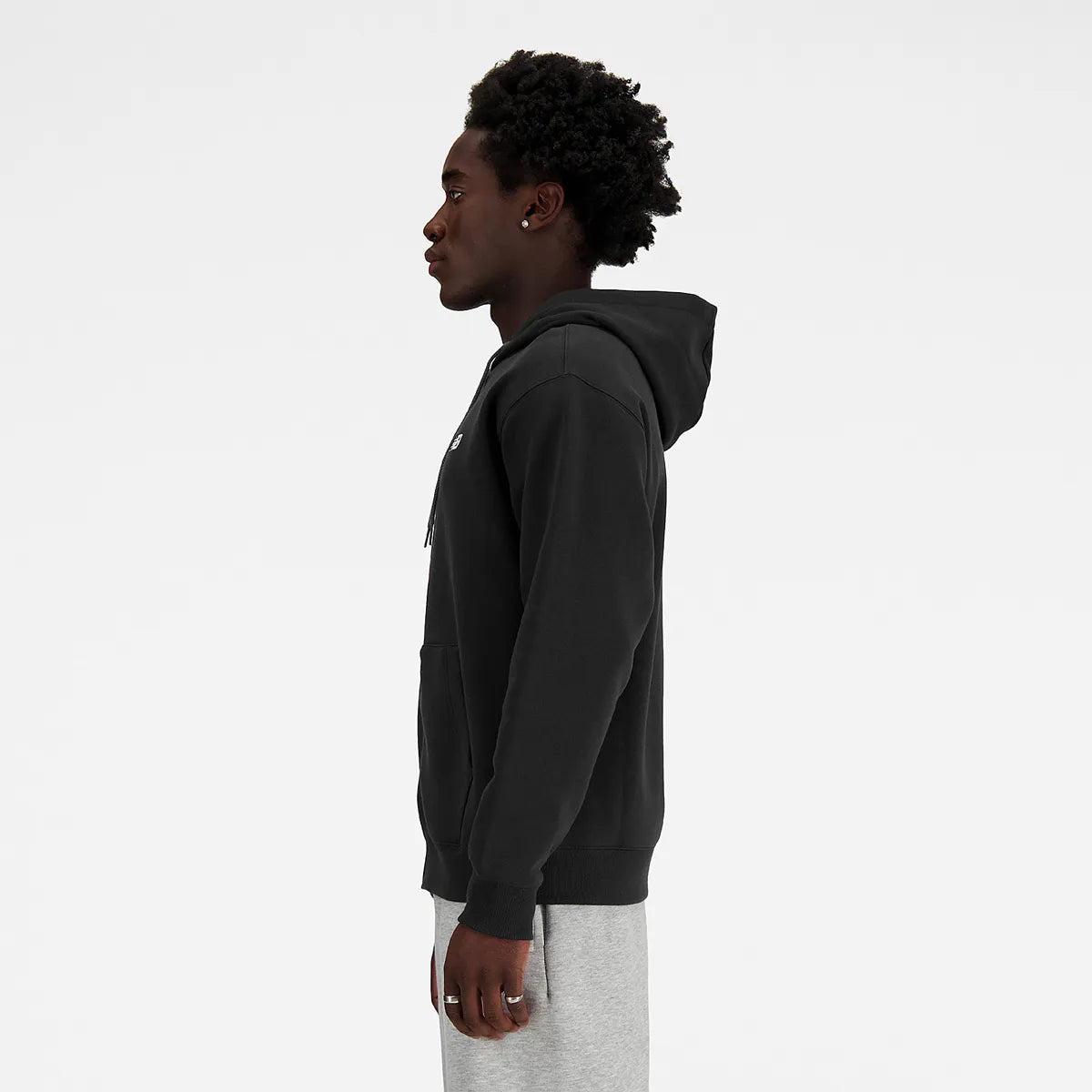CHAQUETA NEW BALANCE SPORT ESSENTIALS LOGO FLEECE FZ