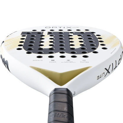 RAQUETA DE PÁDEL WILSON OPTIX V2 LITE WHITE