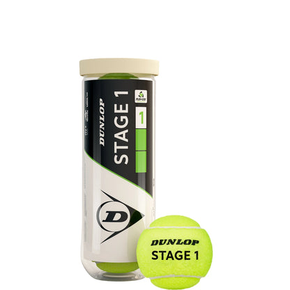 BARRIL 72 PELOTAS DUNLOP STAGE 1 VERDES