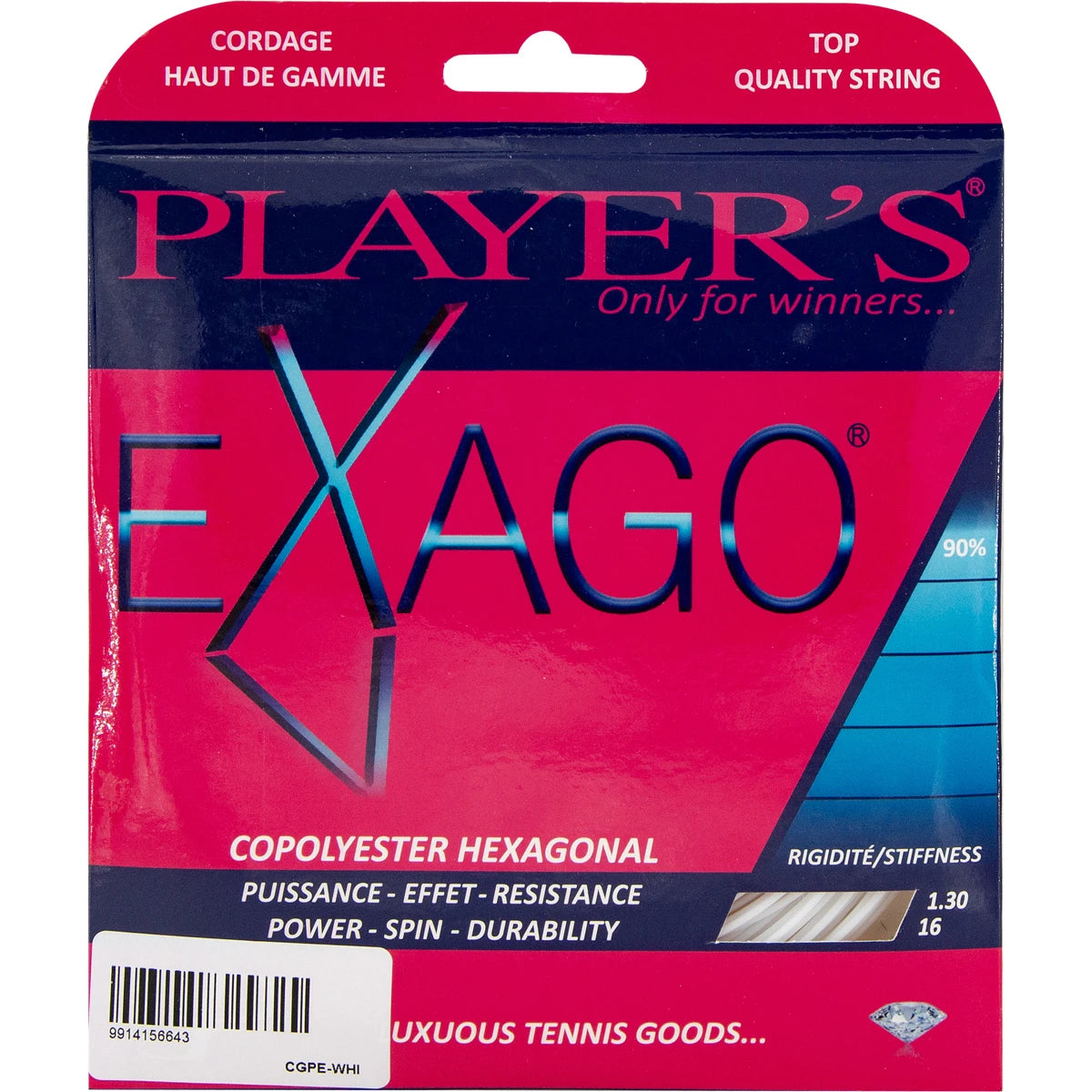 CORDAJE PLAYER'S EXAGO (12 METROS)