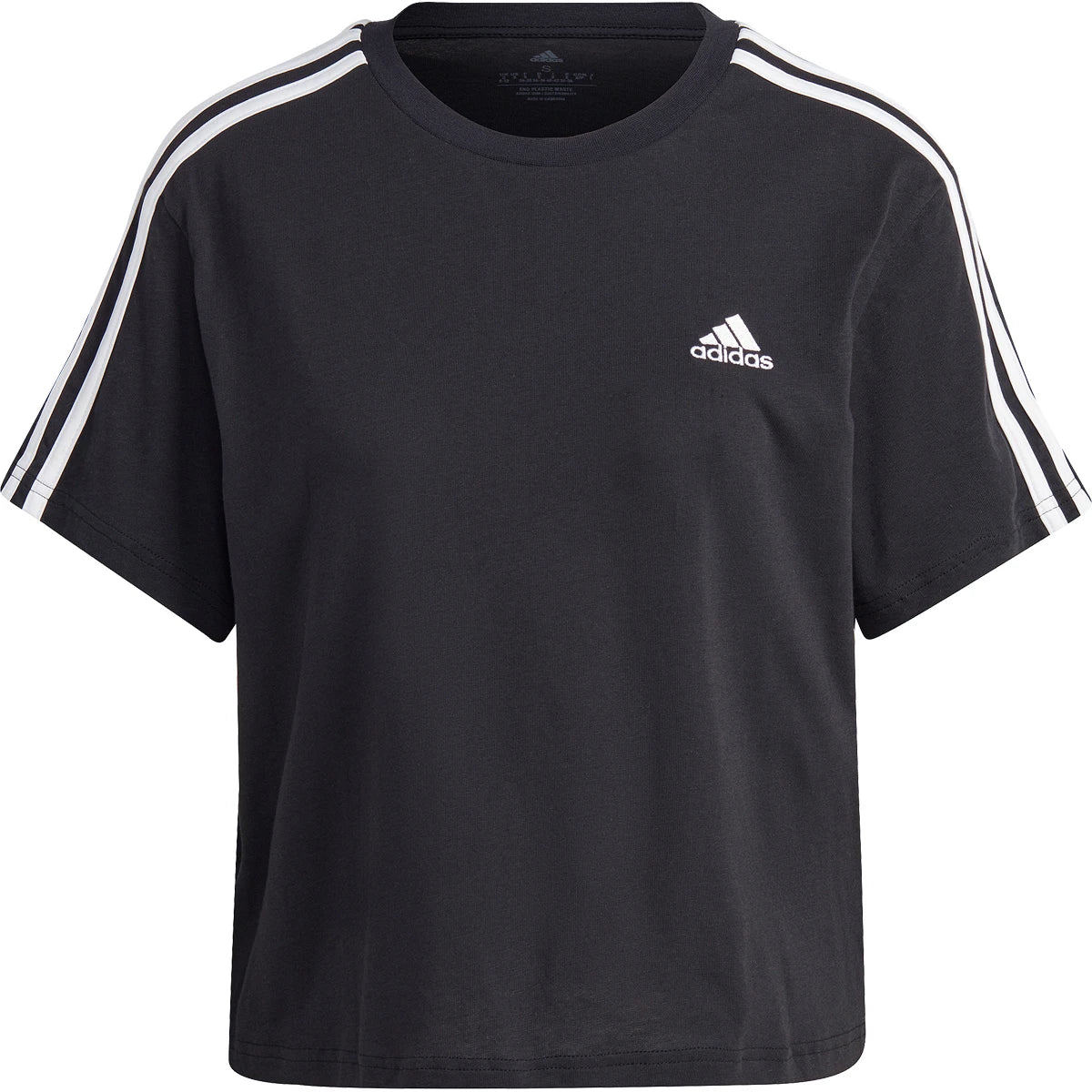 CAMISETA ADIDAS MUJER 3 BANDAS CROP TOP