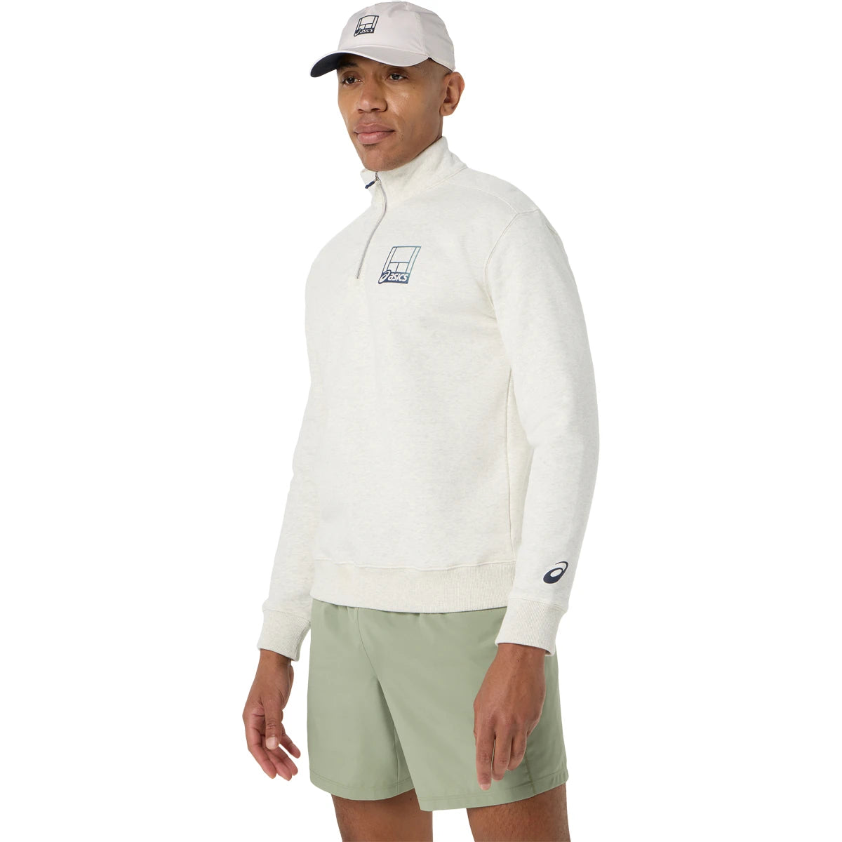 SUDADERA ASICS COURT GRAPHIC 1/2 CREMALLERA