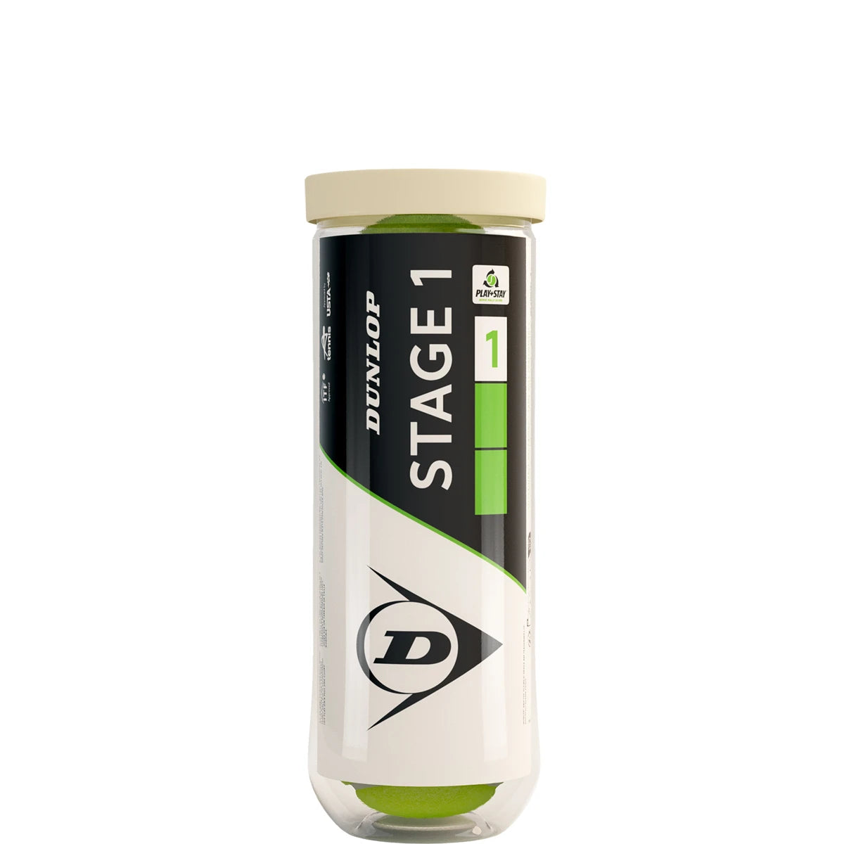 TUBO DE 3 PELOTAS DUNLOP EASY TENNIS ETAPA 1