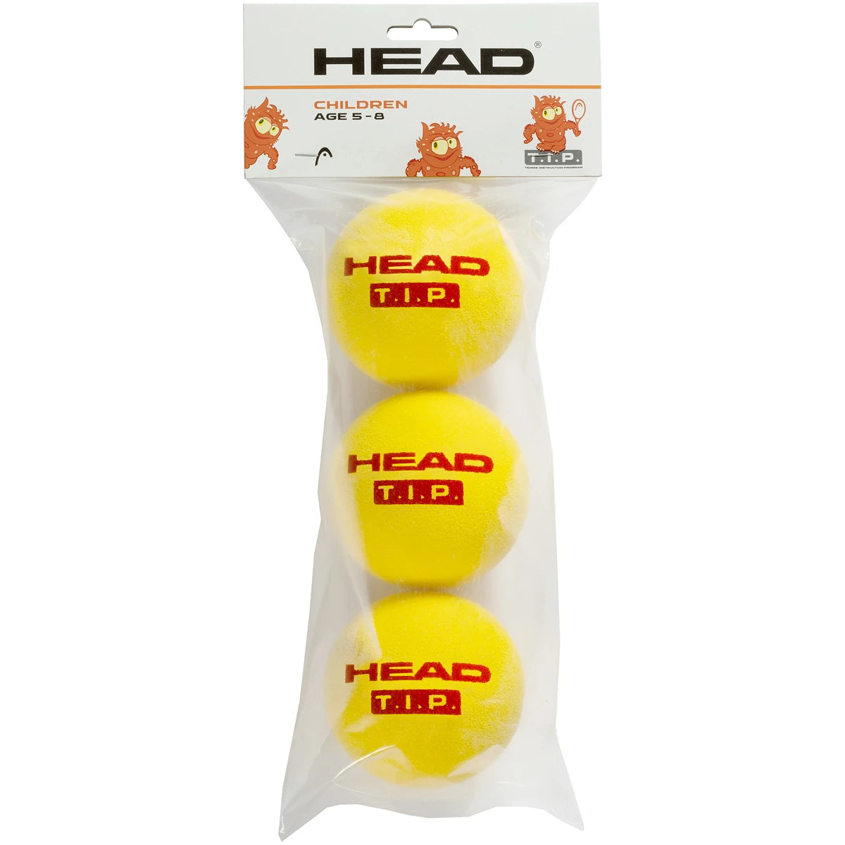 BOLSA DE 3 PELOTAS DE ESPUMA HEAD TIP FOAM ROJA
