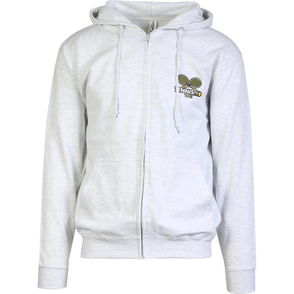 SUDADERA TENISPRO UNISEX CON CAPUCHA Y CREMALLERA COMPLETA