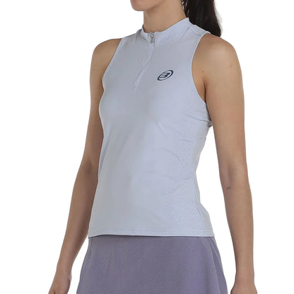 CAMISETA DE TIRANTES BULLPADEL MUJER PURE COLOR 1/4 CREMALLERA OUROL