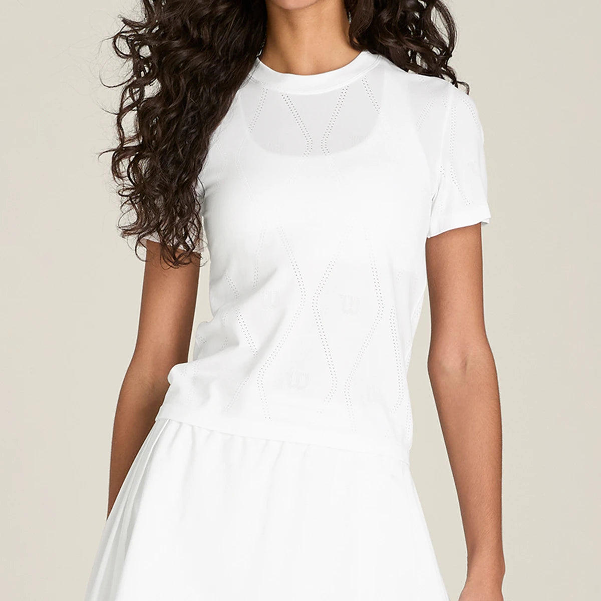 CAMISETA WILSON MUJER SIN COSTURAS MANGA CORTA