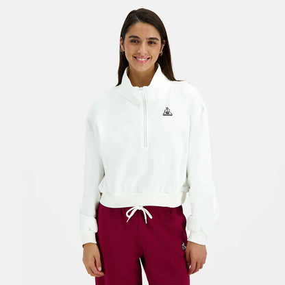 SUDADERA LE COQ SPORTIF MUJER HERITAGE 1/2 CREMALLERA