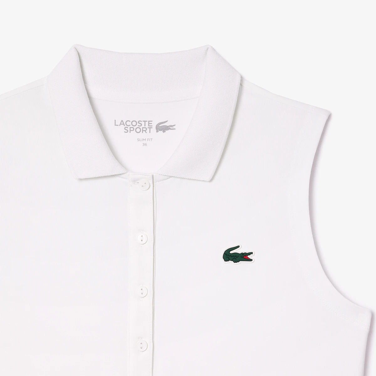 POLO LACOSTE MUJER CORE PERFORMANCE SIN MANGAS