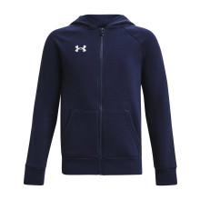 SUDADERA UNDER ARMOUR JUNIOR RIVAL FLEECE CREMALLERA COMPLETA