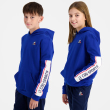 SUDADERA LE COQ SPORTIF CON CAPUCHA JUNIOR TRICOLOR N°1