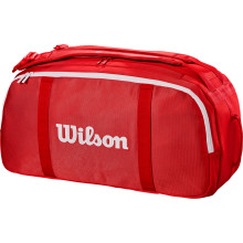DUFFLE DE ENTRENADOR WILSON SUPER TOUR ROJO 2025