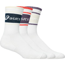 3 PARES DE CALCETINES ASICS LOGO CREW