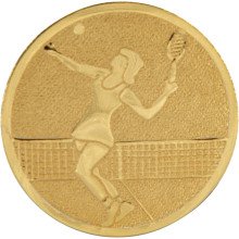 MEDALLAS DE TENIS FEMENINO (ALUMINIO - 25MM)