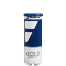 TUBO DE 3 PELOTAS BABOLAT GOLD ACADEMY