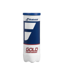 TUBO DE 3 PELOTAS BABOLAT GOLD CHAMPIONSHIP