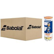 CAJA DE 18 BOTES DE 3 PELOTAS BABOLAT NARANJA