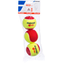 BOLSA DE 3 PELOTAS BABOLAT RED FELT 