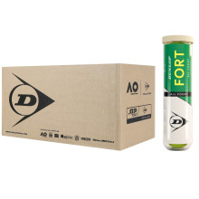 CAJA DE 18 TUBOS DE 4 BOLAS DUNLOP FORT TOURNAMENT SELECT