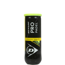 BOTE DE 3 PELOTAS DUNLOP PRO PÁDEL