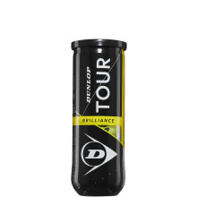 BOTE DE 3 PELOTAS DUNLOP TOUR BRILLIANCE