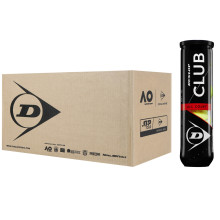 CARTON DE 18 TUBES DE 4 BALLES DUNLOP CLUB ALL COURT