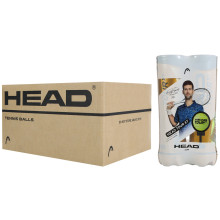 CAJA DE 18 BIPACKS DE 4 PELOTAS HEAD TOUR XT