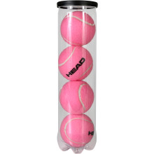 TUBO DE 4 BOLAS CABEZA CAMPEONATO ROSA