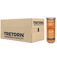 CAJA DE 24 BOTES DE 3 PELOTAS TRETORN ACADEMY ORANGE