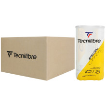 CAJA DE 18 BIPACKS DE 4 BOLAS TECNIFIBRE CLUB