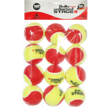 BOLSA DE 12 PELOTAS STAGE 3 UNLIMITED AMARILLAS/ROJAS