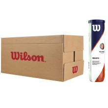 CAJA DE 18 BOTES DE 4 PELOTAS WILSON ROLAND GARROS OFFICIAL CLAY